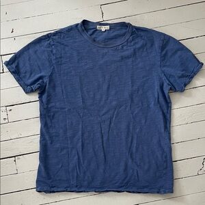 Alex Mill Men’s Short Sleeve Cotton Tee in Blue